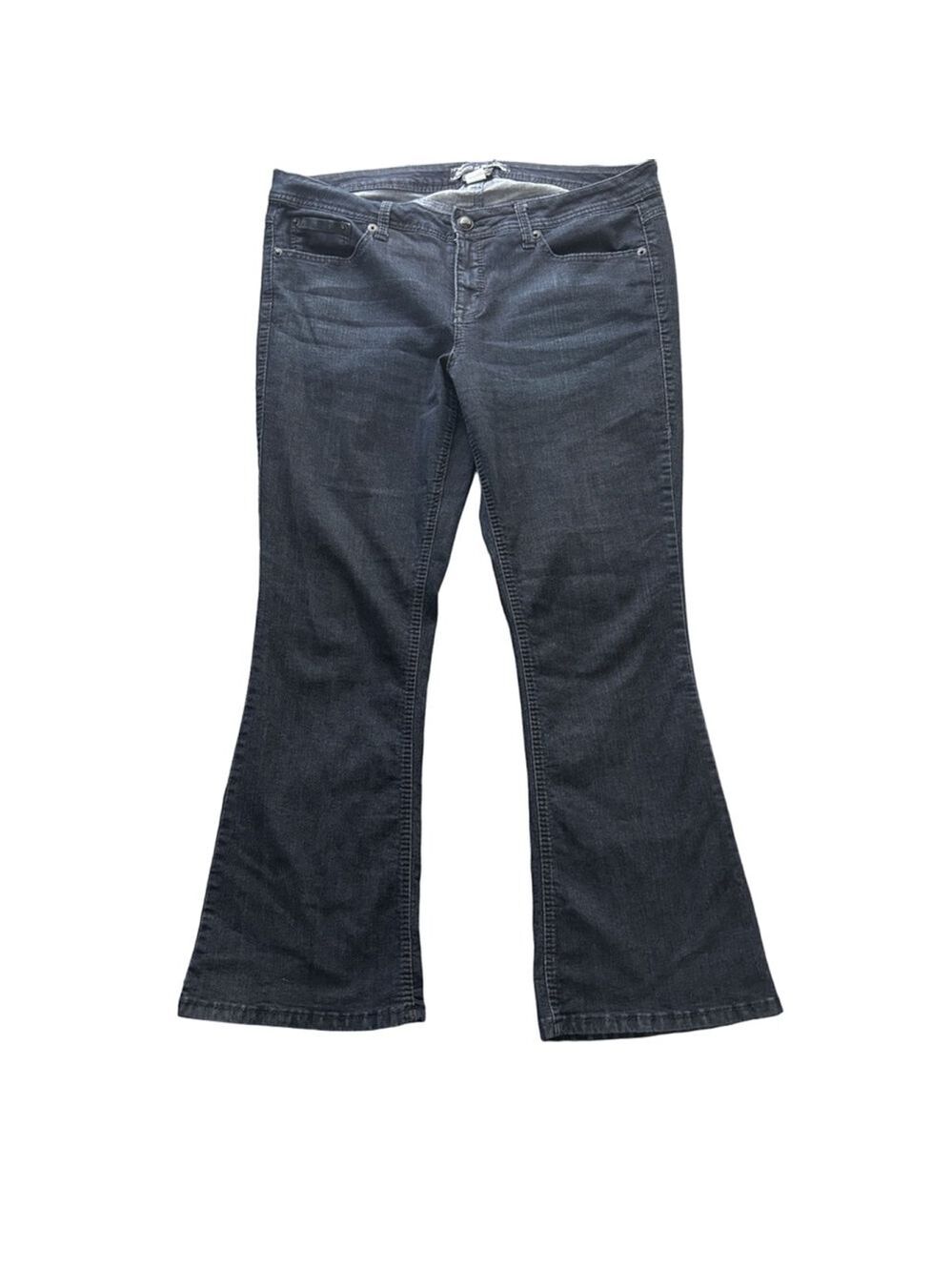 Source of Wisdom Dark Wash Bootcut Jeans Women’s Size 18 Stretch